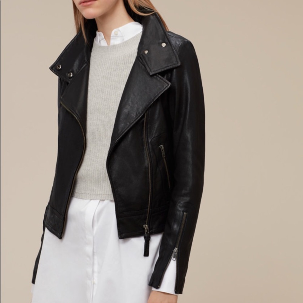 Aritzia Mackage Kenya lambskin leather jacket S